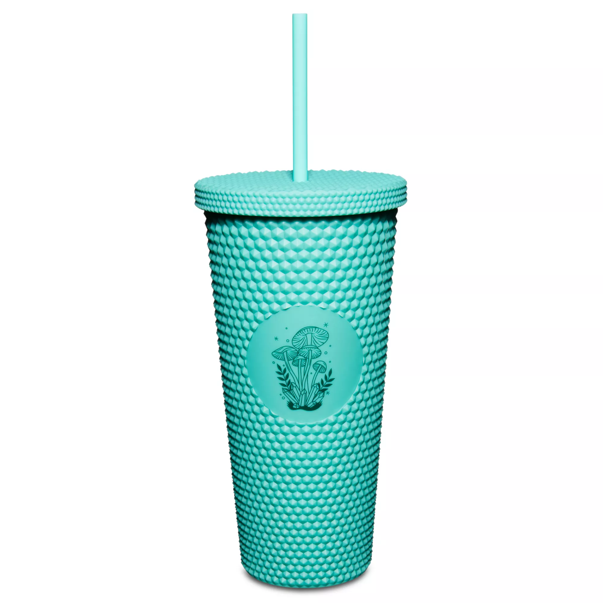 Textured Mushroom Cup with Straw - 24 oz. at Spencer's