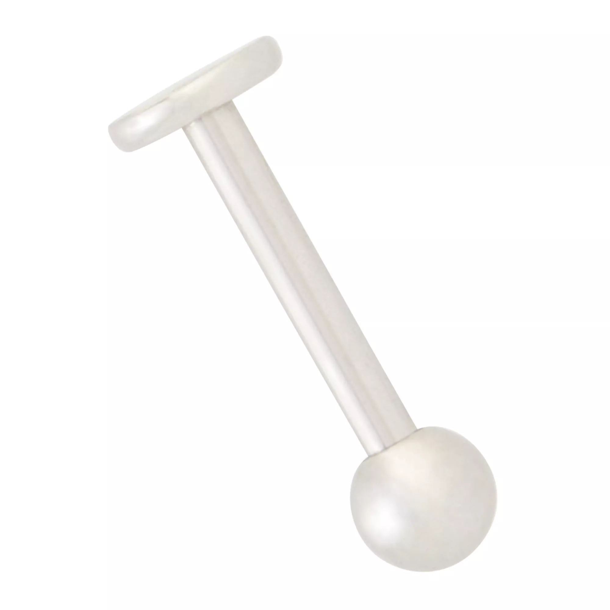 Labret Lip Ring with Extra CZ Balls - 16 Gauge at Spencer's