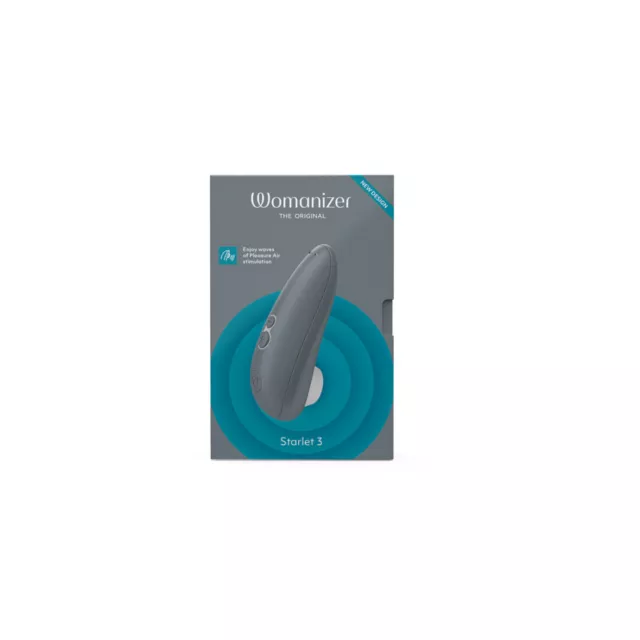 Starlet 3 Multi-Function Rechargeable Waterproof Clitoral Stimulator Grey 4.5 Inch - Womanizer at Spencer's