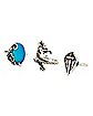 Multi-Pack Dragon Claw Sword and Mood Rings - 5 Pack