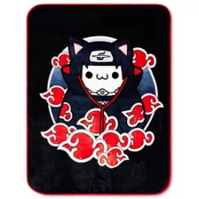 Itachi Akatsuki Nyaruto Fleece Blanket - Naruto Shippuden at Spencer's