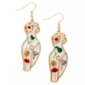 Body Outline Resin Dangle Earrings at Spencer's