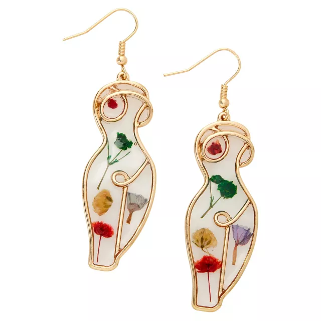Body Outline Resin Dangle Earrings at Spencer's