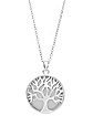 Opal-Effect Tree of Life Necklace