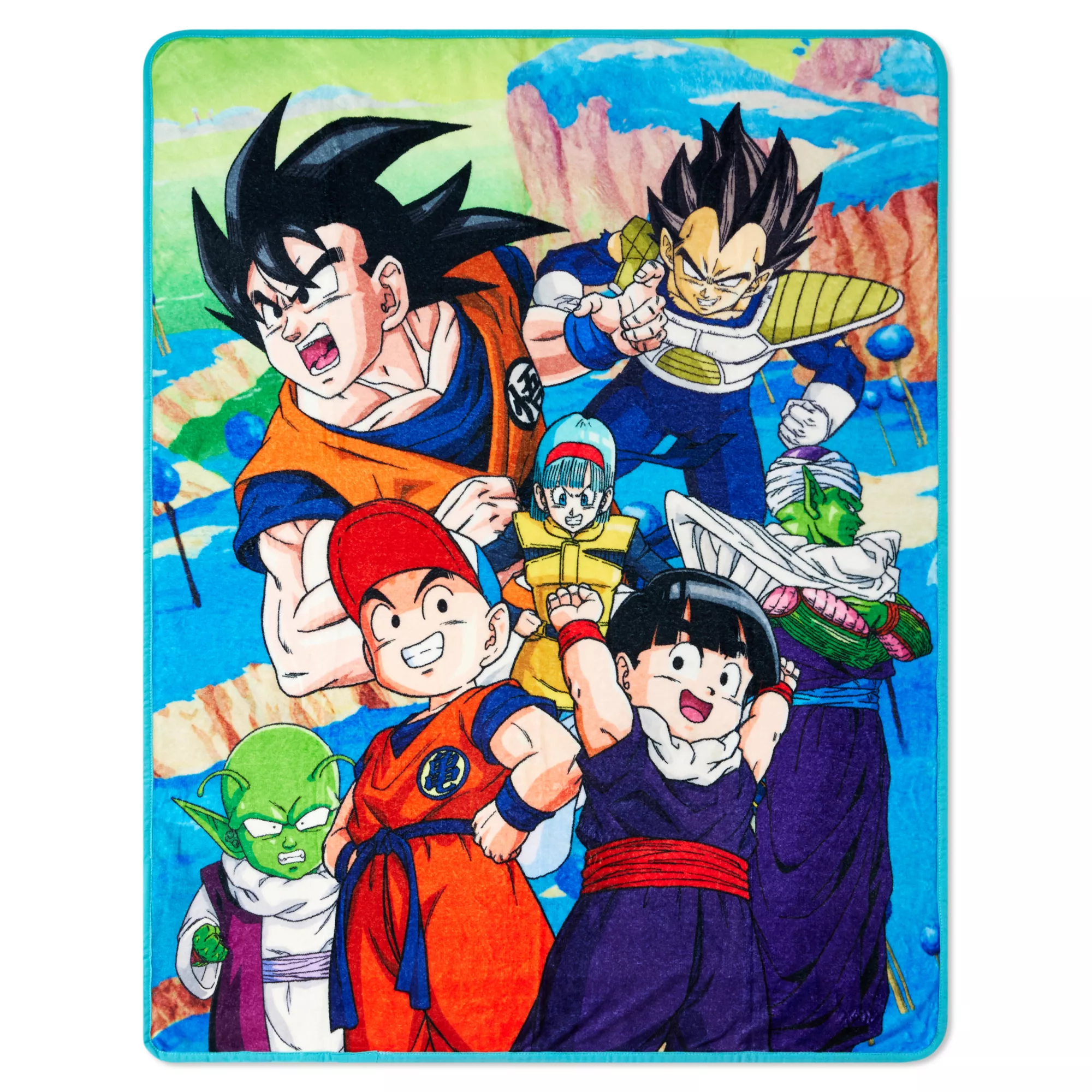 Group Dragon Ball Z Fleece Blanket at Spencer's