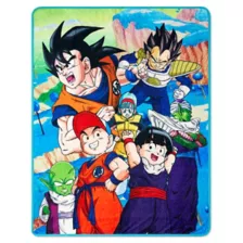Group Dragon Ball Z Fleece Blanket at Spencer's