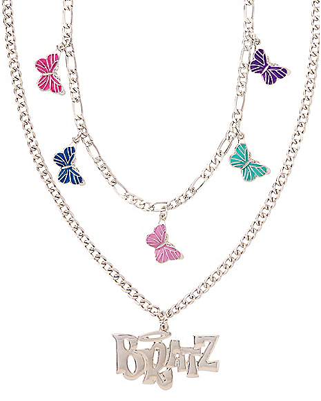 Y2K Sparkly Butterfly Necklace - Bratz Chloe Inspired - Baddie - Minimal  Aesthetic Jewelry - Cute Trendy Best Friend Matching Necklaces
