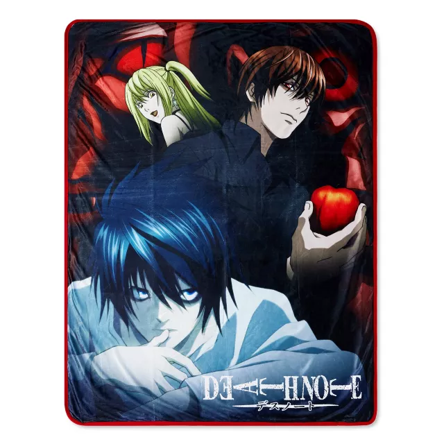 Vintage Anime Shonen Jump Death Note shops Micro Fleece Throw Blanket Gold Foil Accent