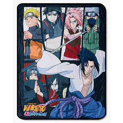 Naruto Shippuden - Couverture plaid sherpa Naruto vs Sasuke 100 x 150 cm -  Imagin'ères