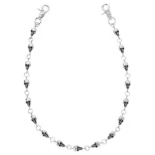 Skull Charm Wallet Chain at Spencer's