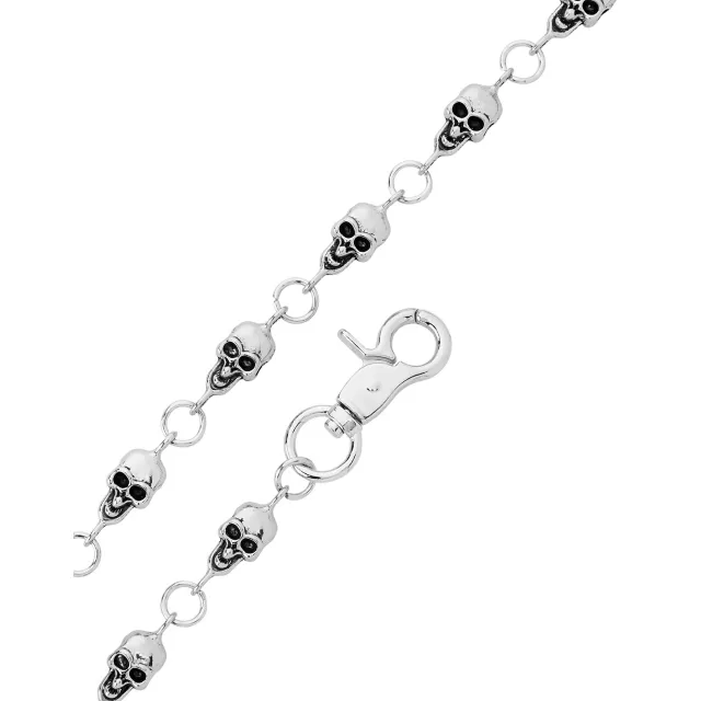 Skull Charm Wallet Chain at Spencer's