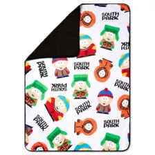 8 Bit Print Sherpa Fleece Blanket - South Park at Spencer's