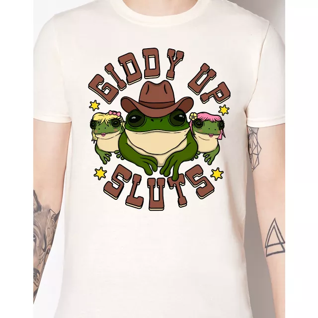 Giddy Up Frog T Shirt at Spencer's