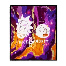 Swirl Rick & Morty Fleece Blanket - Rick and Morty at Spencer's