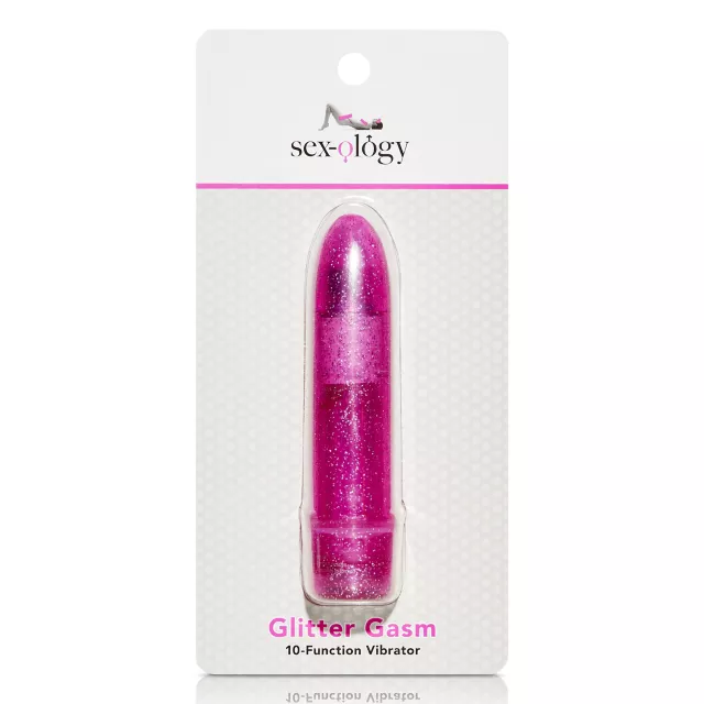 Glitter Gasm 10-Function Waterproof Bullet Vibrator 4.7 Inch - Sexology -  Spencer's