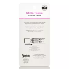 Glitter Gasm 10-Function Waterproof Bullet Vibrator 4.7 Inch - Sexology at Spencer's
