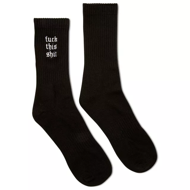 F This Shit Crew Socks at Spencer's