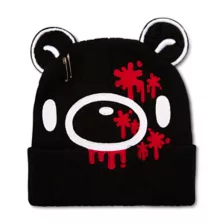 3D Gloomy Bear Bloody Cuff Beanie Hat at Spencer's