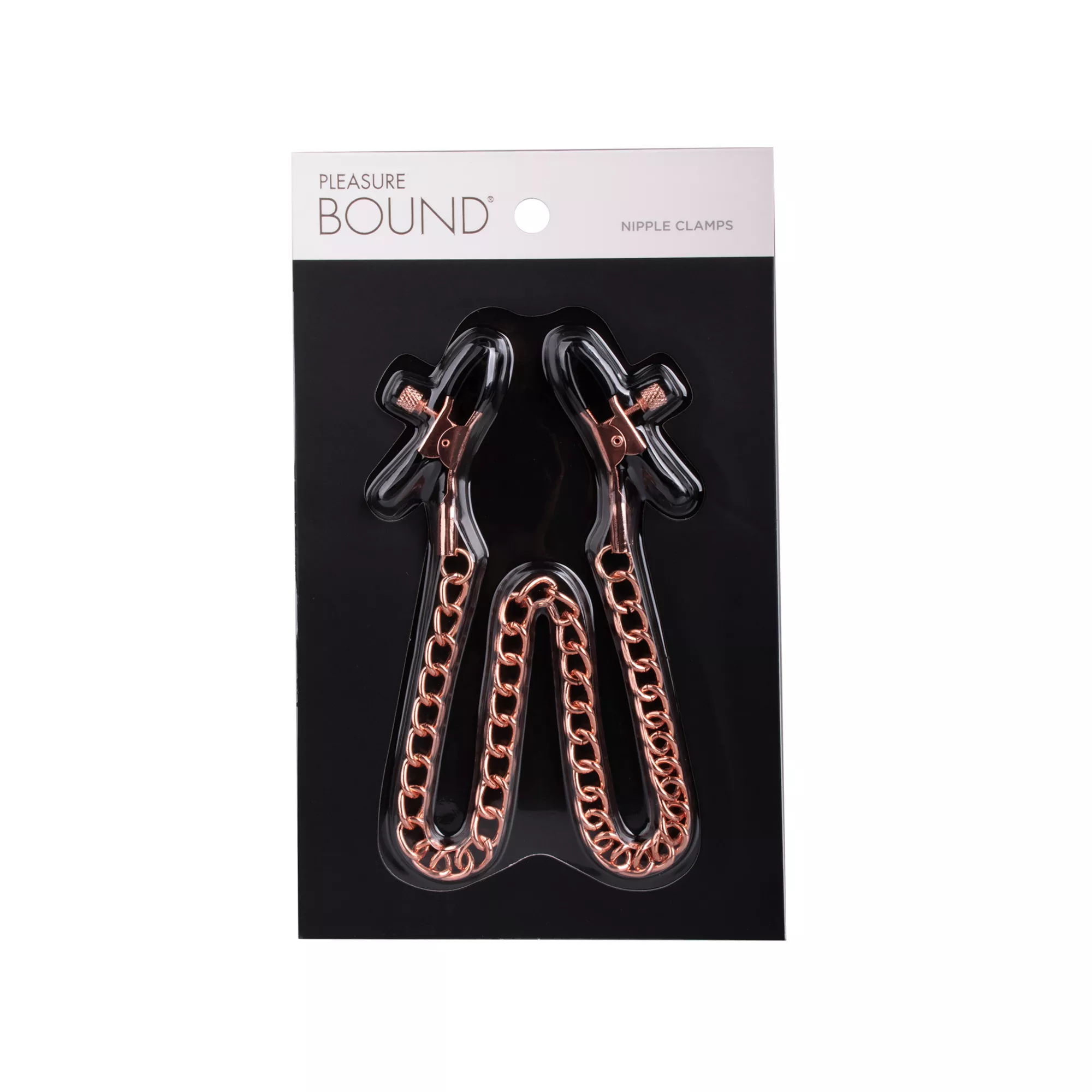 Rose Gold Nipple Clamps - Pleasure Bound