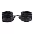 All Black Handcuffs - Pleasure Bound at Spencer's