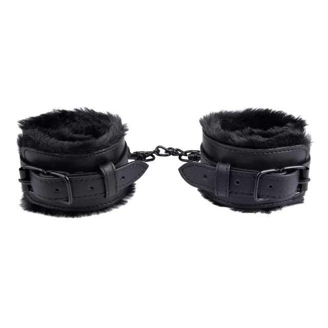 All Black Handcuffs - Pleasure Bound