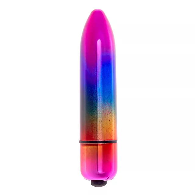 Rainbow Delight 10-Function Waterproof 10-Function Bullet Vibrator 5.3 Inch - Sexology