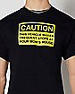 Caution T Shirt - Danny Duncan