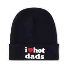 I Heart Hot Dad Hats Cuff Beanie Hat - Danny Duncan at Spencer's