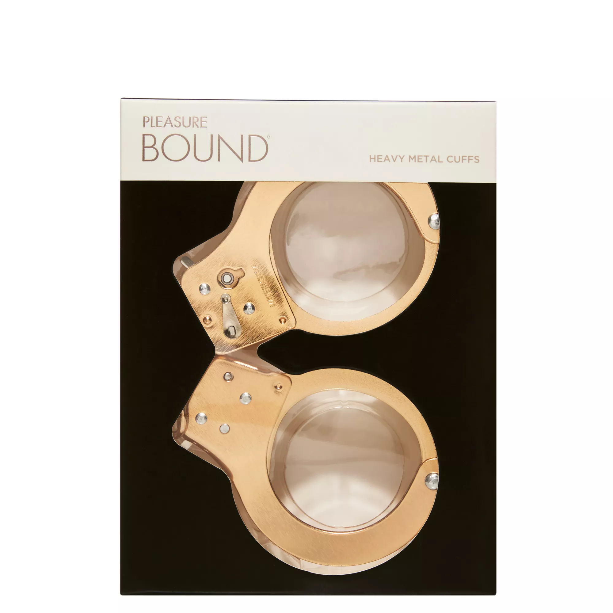 Goldtone Heavy Metal Handcuffs at Spencer's