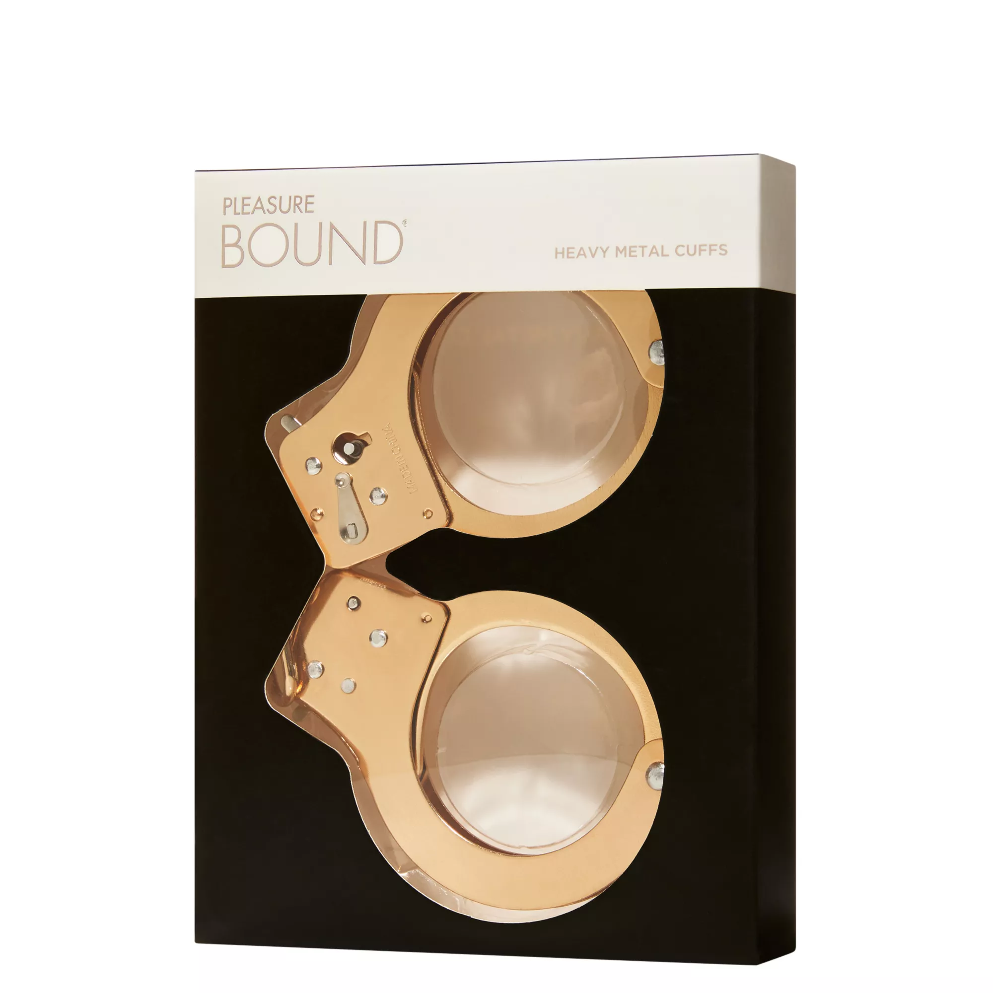 Goldtone Heavy Metal Handcuffs at Spencer's