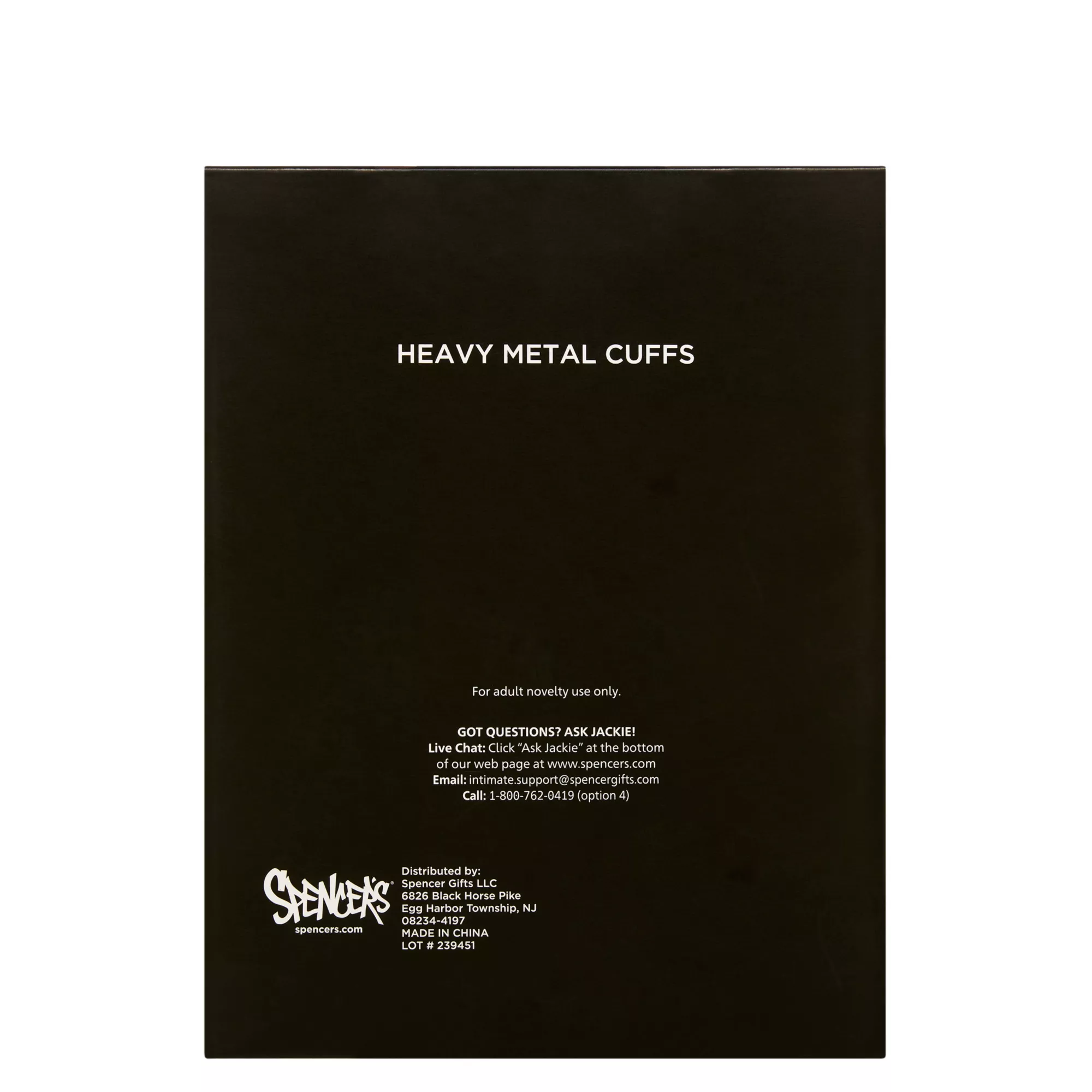 Goldtone Heavy Metal Handcuffs at Spencer's