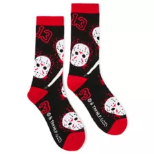 Jason Voorhees Mask Athletic Crew Socks at Spencer's