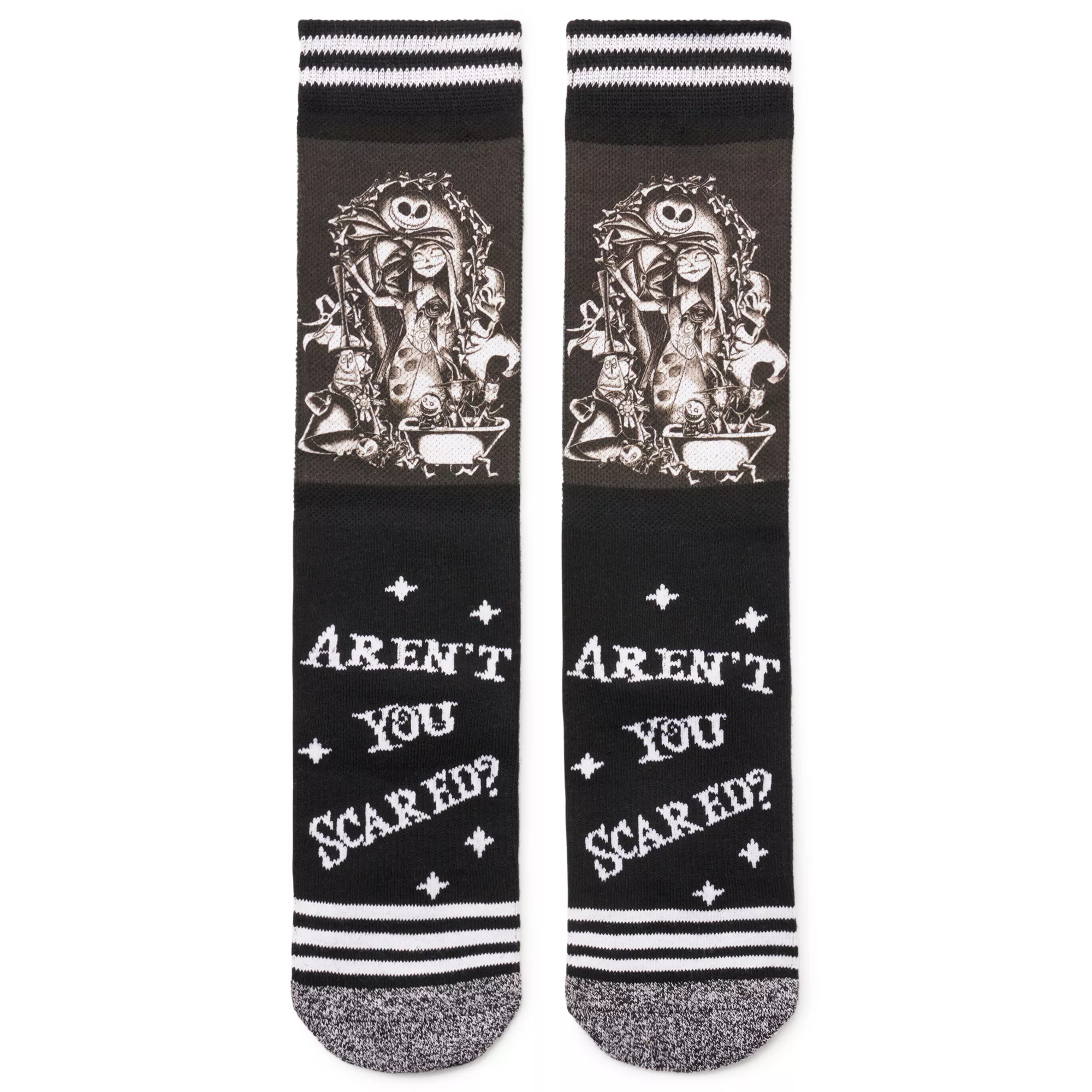Aren't You Scared Crew Socks - The Nightmare Before Christmas at Spencer's