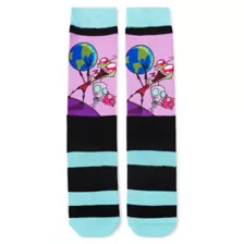 Zim and GIR Crew Socks - Invader Zim at Spencer's