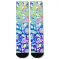 Trippy Space Rick and Morty Crew Socks at Spencer's