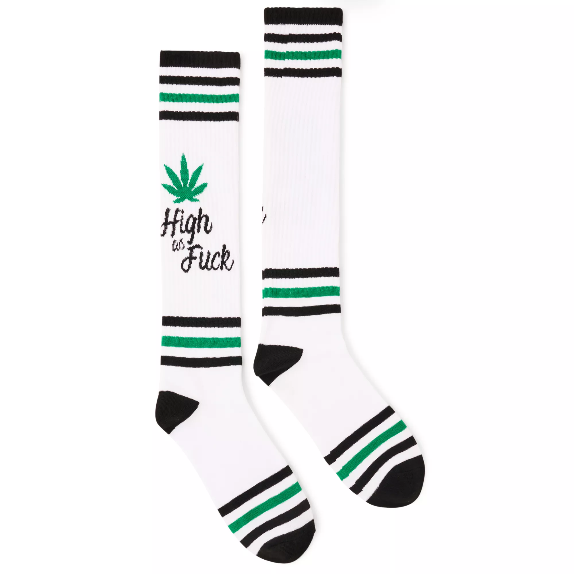 High as Fuck Athletic Knee High Socks at Spencer's