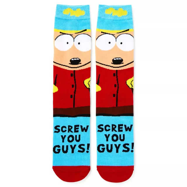 360 Cartman Screw You Guys Crew Socks - South Park at Spencer's