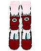360 Sakura Crew Socks - Naruto