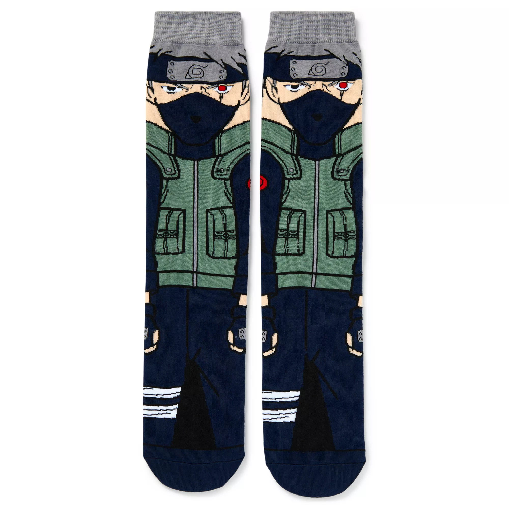 360 Kakashi Crew Socks - Naruto at Spencer's
