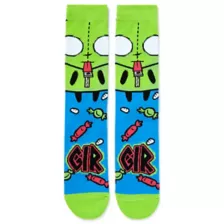 360 Invader Zim Crew Socks at Spencer's
