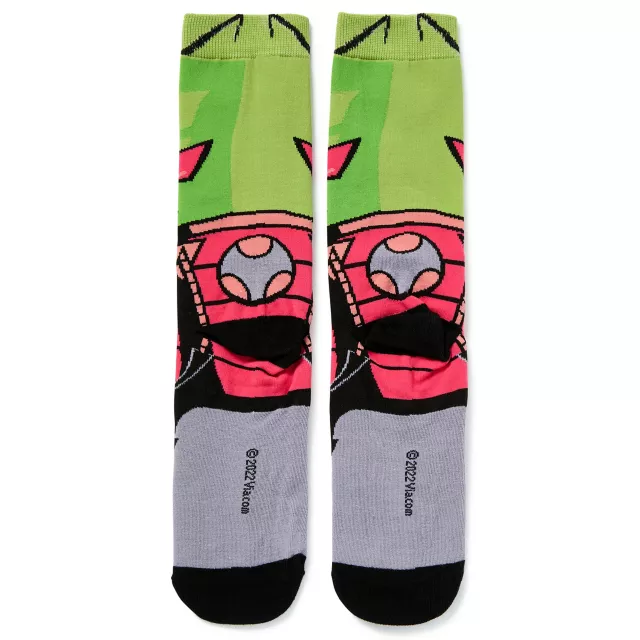360 Gir Crew Socks - Invader Zim at Spencer's