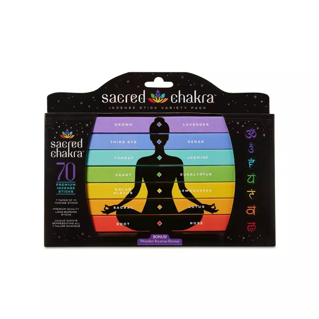 Sacred Chakra Variety Pack Incense - 70 Pack at Spencer's