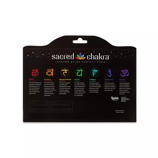 Sacred Chakra Variety Pack Incense - 70 Pack at Spencer's