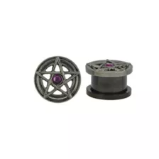 CZ Purple Pentagram Tunnels at Spencer's