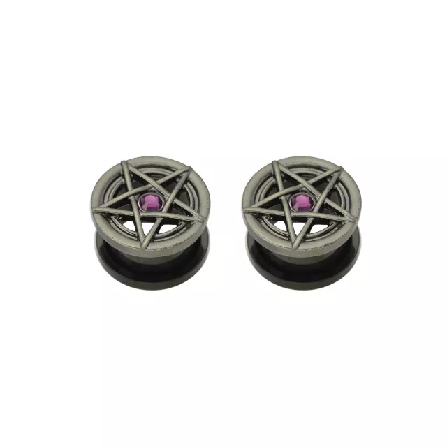 CZ Purple Pentagram Tunnels at Spencer's