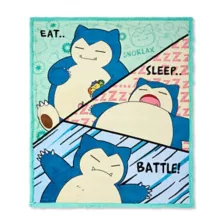 Battle Snorlax Fleece Blanket - Pokémon at Spirit Halloween