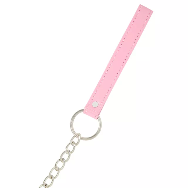 Kitty Collar with Leash - Pleasure Bound at Spencer's