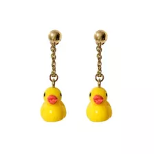 Rubber Ducky Stud Dangle Earrings at Spencer's