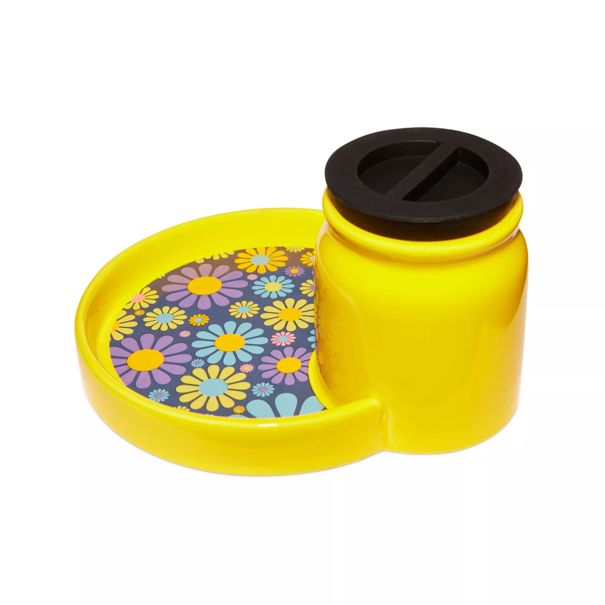 Flower Power Stash Jar Ashtray - 3 oz. at Spencer's