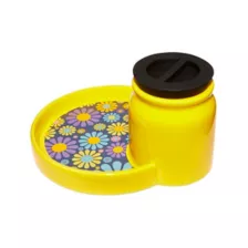 Flower Power Stash Jar Ashtray - 3 oz. at Spencer's